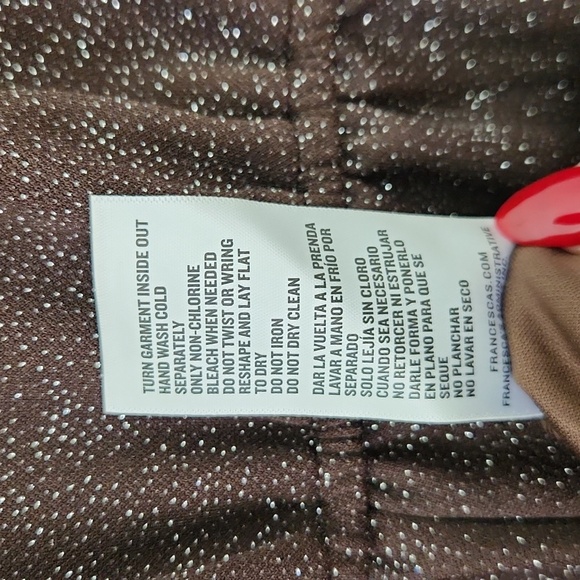 Francesca's Collections Sparkling Brown Romper/Dress - Picture 8 of 9